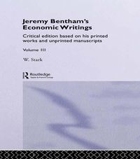 Produktbild: Jeremy Bentham's Economic Writings