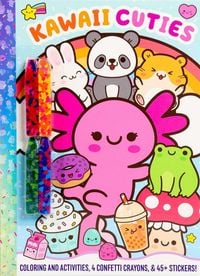 Produktbild: Kawaii Cuties: Coloring Book with Confetti Crayons and Stickers