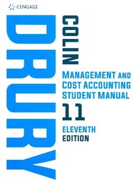 Produktbild: Drury, C: Management and Cost Accounting Student Manual