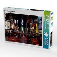 Produktbild: CALVENDO Puzzle Times Square bei Nacht | 1000 Teile Lege-Gr&ouml;&szlig;e 64x48cm Foto-Puzzle f&uuml;r gl&uuml;ckliche Stunden