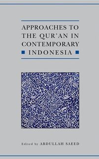 Produktbild: Approaches to the Qur'an in Contemporary Indonesia