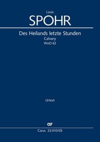 Produktbild: Des Heilands letzte Stunden (Klavierauszug)