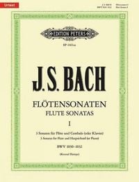 Produktbild: Sonaten f&uuml;r Fl&ouml;te und Cembalo (Klavier) BWV 1030 - 1032 / URTEXT