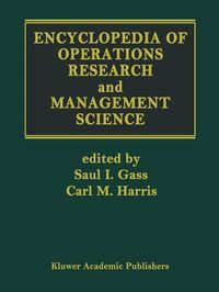 Produktbild: Encyclopedia of Operations Research and Management Science