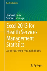Produktbild: Excel 2013 for Health Services Management Statistics