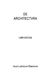 Produktbild: De architectura