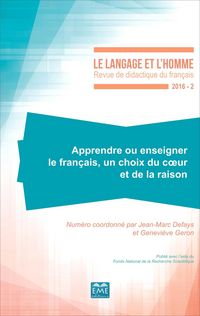 Produktbild: Apprendre ou enseigner le francais, un choix du coeur et de la raison