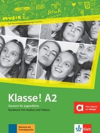 Produktbild: Klasse! A2. Kursbuch mit Audios und Videos