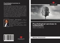 Produktbild: Psychological services in institutions