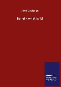 Produktbild: Belief - what is it?