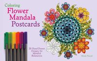 Produktbild: Coloring Flower Mandala Postca