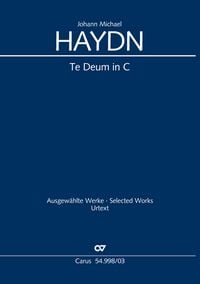 Produktbild: Te Deum in C (Klavierauszug)