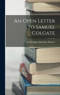 Produktbild: An Open Letter to Samuel Colgate