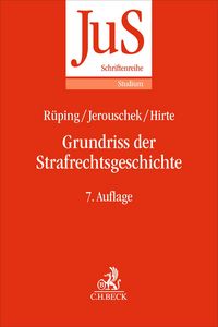 Produktbild: Grundriss der Strafrechtsgeschichte