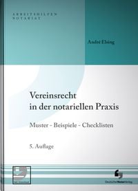 Produktbild: Vereinsrecht in der notariellen Praxis