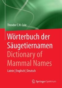 Produktbild: W&ouml;rterbuch der S&auml;ugetiernamen - Dictionary of Mammal Names