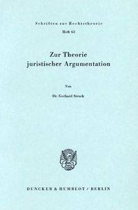 Produktbild: Zur Theorie juristischer Argumentation.