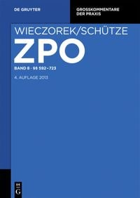 Produktbild: Zivilprozessordnung und Nebengesetze / &sect;&sect; 592-723