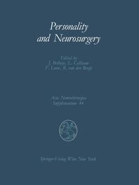 Produktbild: Personality and Neurosurgery
