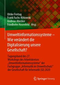 Produktbild: Umweltinformationssysteme - Wie ver&auml;ndert die Digitalisierung unsere Gesellschaft?