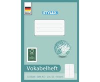 Produktbild: Stylex Vokabelheft, Lineatur 53, DIN A5, 32 Blatt