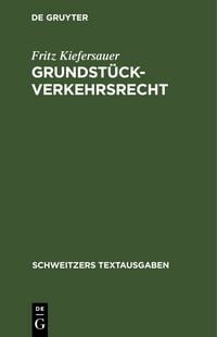 Produktbild: Grundst&uuml;ckverkehrsrecht