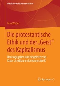 Produktbild: Die protestantische Ethik und der "Geist" des Kapitalismus