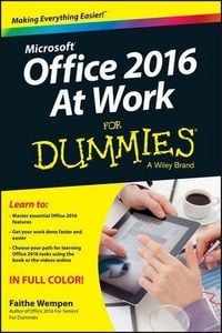 Produktbild: Office 2016 at Work For Dummies