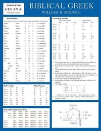 Produktbild: Biblical Greek Laminated Sheet