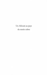 Produktbild: Un africain au pays du matin calme