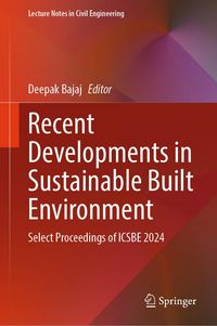 Produktbild: Recent Developments in Sustainable Built Environment