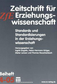 Produktbild: Standards und Standardisierungen in der Erziehungswissenschaft