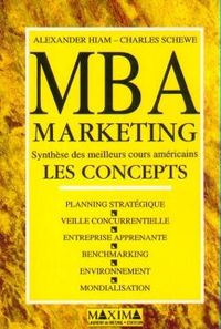 Produktbild: Mba marketing les concepts