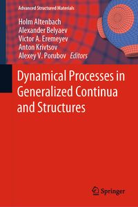 Produktbild: Dynamical Processes in Generalized Continua and Structures