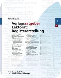Produktbild: Verlagsratgeber Lektorat: Registererstellung