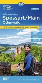 Produktbild: BVA ADFC Regionalkarte Spessart/Main/Odenwald 1:75.000
