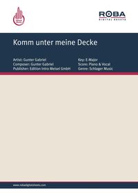 Produktbild: Komm unter meine Decke