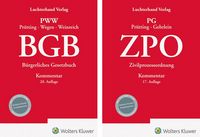 Produktbild: Bundle BGB Kommentar 20. Auflage und ZPO Kommentar 17. Auflage