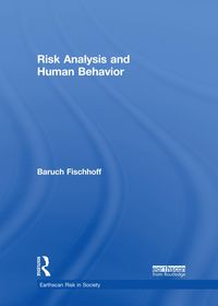 Produktbild: Risk Analysis and Human Behavior
