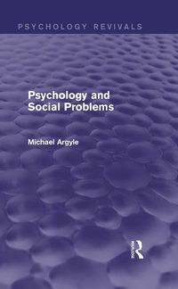 Produktbild: Psychology and Social Problems (Psychology Revivals)