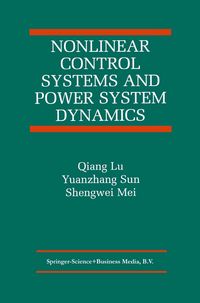 Produktbild: Nonlinear Control Systems and Power System Dynamics