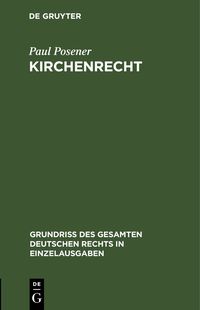 Produktbild: Kirchenrecht