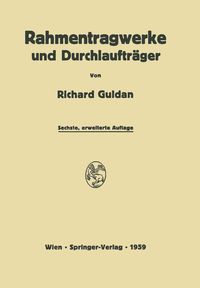 Produktbild: Rahmentragwerke und Durchlauftr&auml;ger