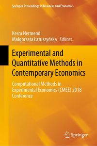 Produktbild: Experimental and Quantitative Methods in Contemporary Economics