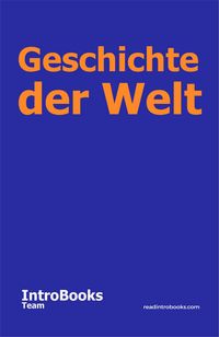 Produktbild: Geschichte der Welt