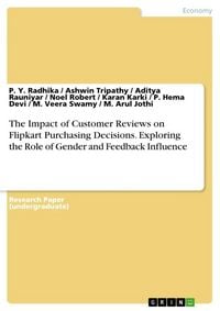 Produktbild: The Impact of Customer Reviews on Flipkart Purchasing Decisions. Exploring the Role of Gender and Feedback Influence