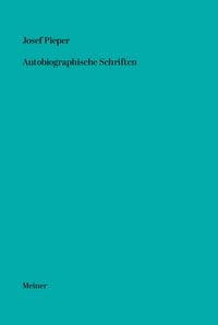 Produktbild: Autobiographische Schriften