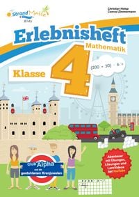Produktbild: StrandMathe Mathematik &Uuml;bungsheft Klasse 4 &ndash; Erlebnisheft &ndash; Rechnen bis 1 Million