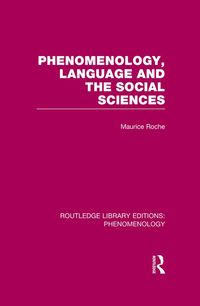 Produktbild: Phenomenology, Language and the Social Sciences