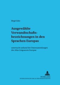 Produktbild: Ausgew&auml;hlte Verwandtschaftsbezeichnungen in den Sprachen Europas